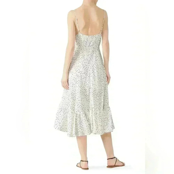 Rails Frida Speckled Dot Midi Flouce Dress Size Large Women's - Picture 4 of 14